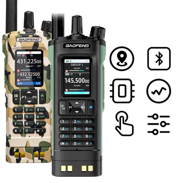 Baofeng UV-32 Walkie Talkie 10W Multi Band Amateur Ham Radio | Two Way Radio -1