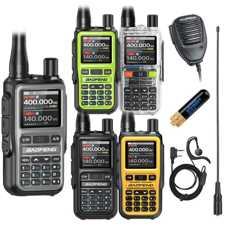 2 X BAOFENG UV-5R Mini Walkie Talkie | 5W Multi Band Amateur Ham Radio| Bundle Sales