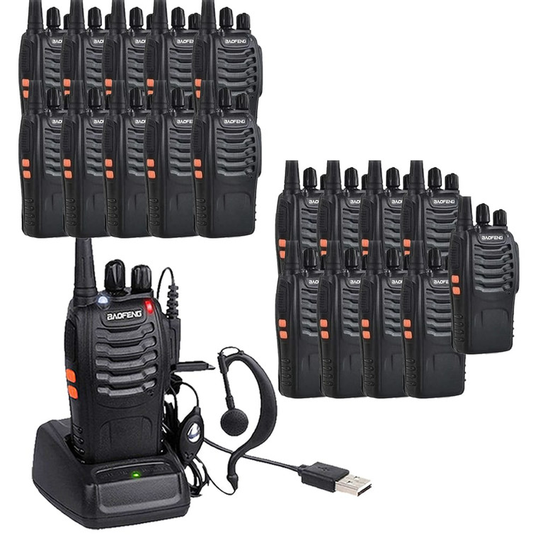 Baofeng BF-888S UHF 400-470MHz Walkie Talkie |  2 - 20 Packs
