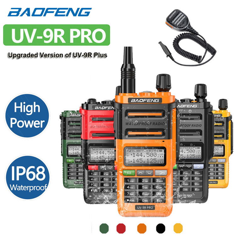 Baofeng UV-9R Pro IP68 Waterproof Dual Band Walkie Talkie-1