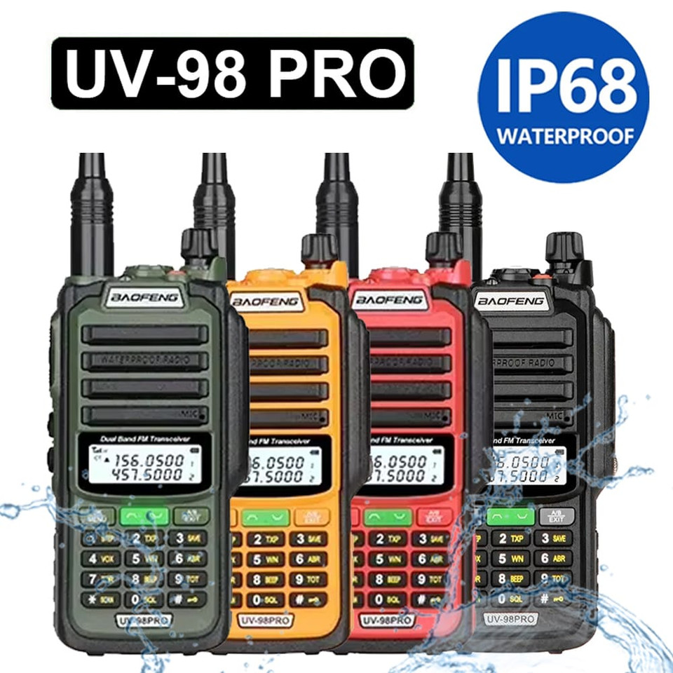 Baofeng UV-98 PRO IP68 Waterproof High Power Ham Radio