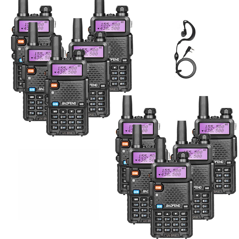 Baofeng UV-5R III Tri-Band 10 Pack UK