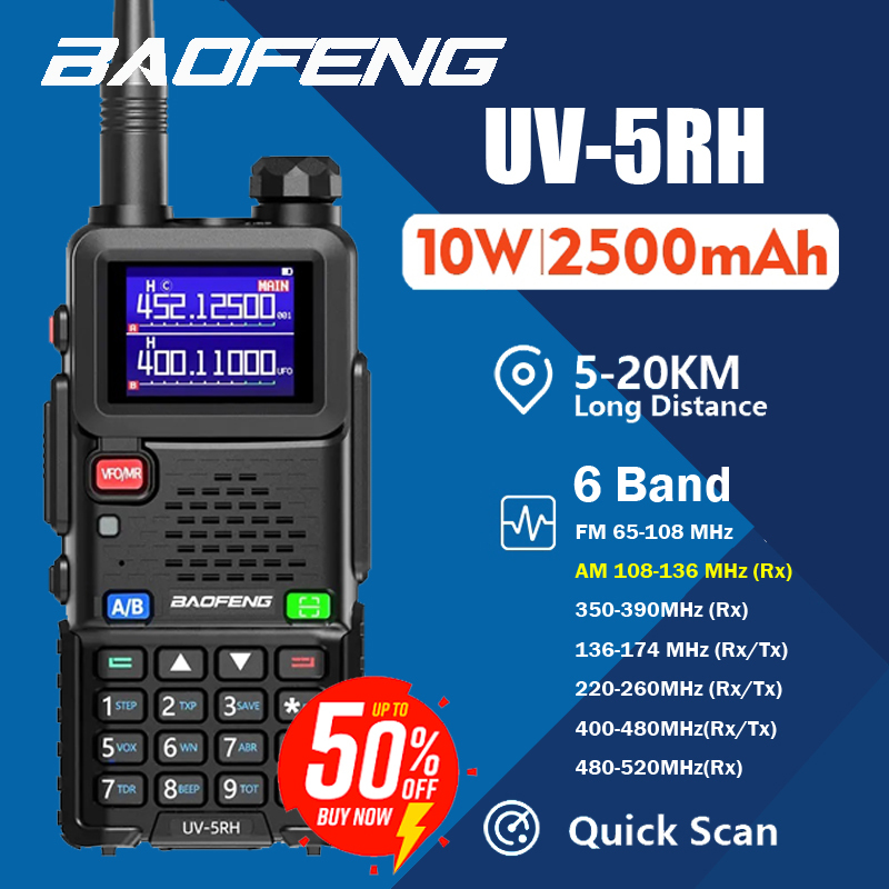 Baofeng UV-5RH Long Range Walkie talkies