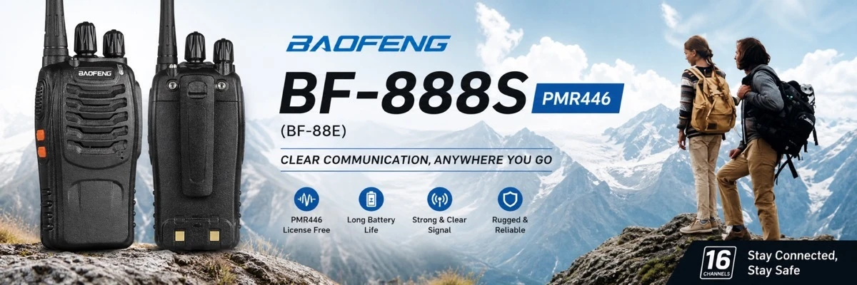 10x Baofeng BF-888S PMR446 Walkie Talkie | BF-88E Bulk Fleet Pack with Free Programming Cable UK