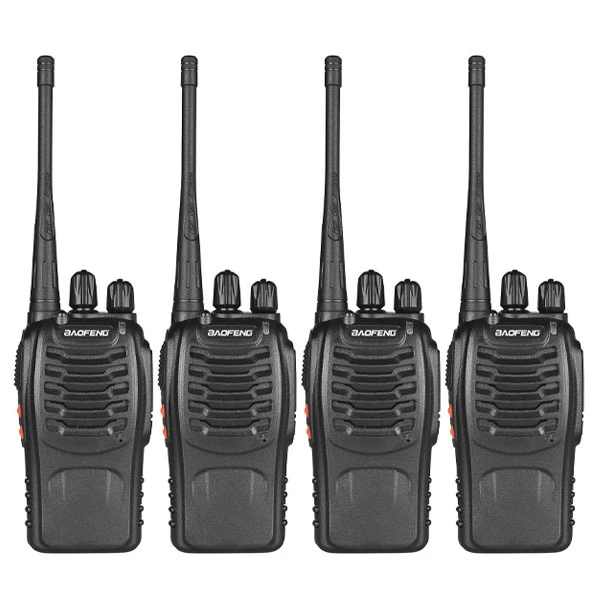 Baofeng BF-888S PMR446 Four-Pack Licence-Free Walkie Talkies