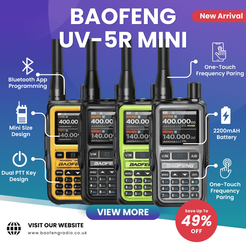 Baofeng UV-5R Mini Walkie Talkie