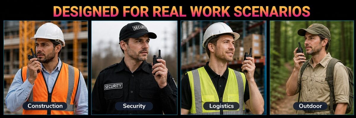Alervites PoC-AT1 Network Radio | Designed for Real Work Scenarios Security Logistics Events UK