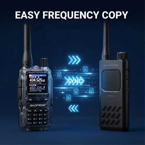 Alervites AT2 Smart UHF Radio - Easy Frequency Copy from Any UHF Radio