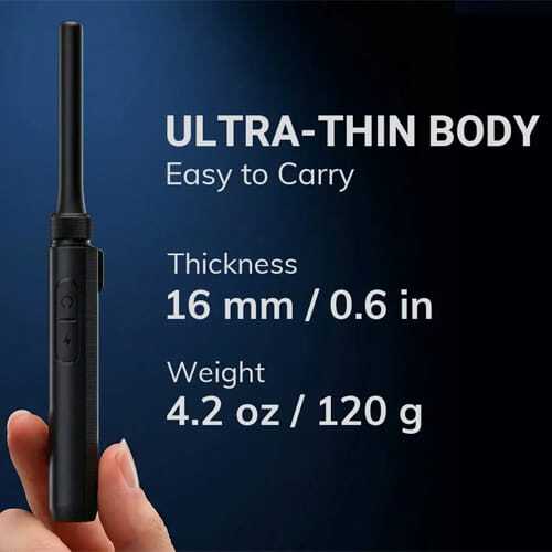 Alervites AT2 Smart UHF Radio - Ultra-Slim Thin Lightweight Body Design