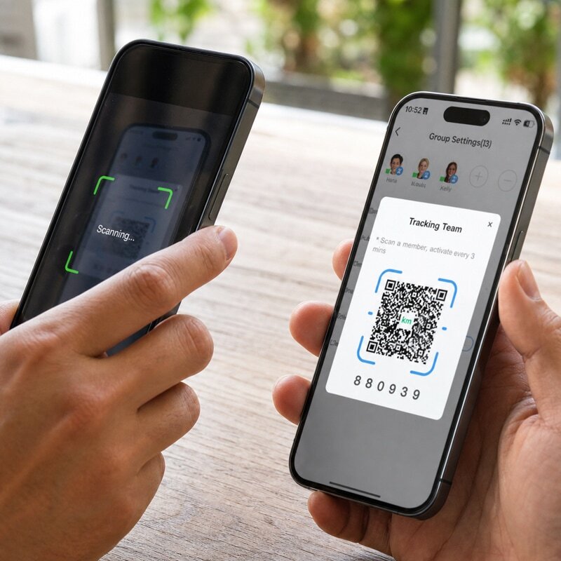 Scanning Alervites PoC-AT1 IMEI Code with Ola Radio App on Smartphone