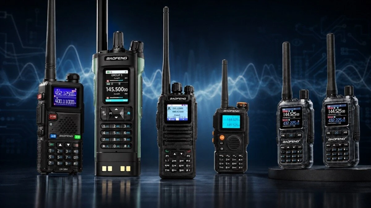 Baofeng Amateur HAM Radio Collection UK - Programmable Dual Band Tri-Band Multi-Band Two-Way Radios for Licensed Amateur Radio Operators
