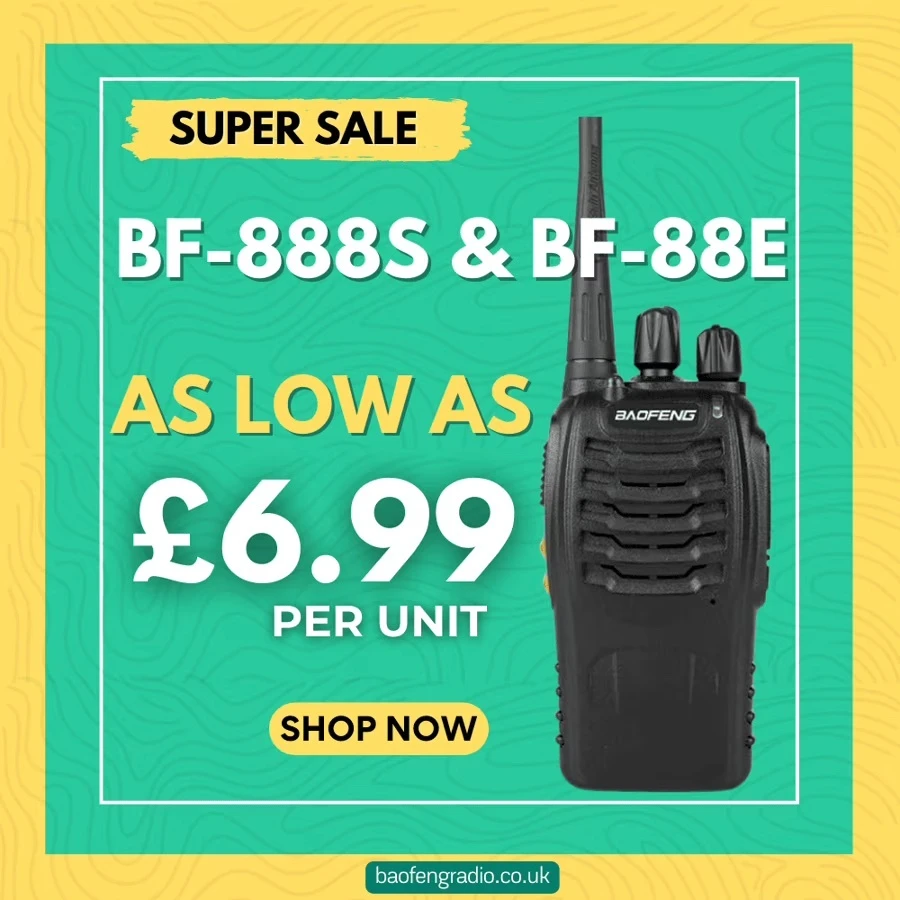 Baofeng BF-888A PMR446 Licence Free Radio UK Deal