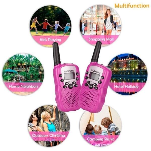 Baofeng BF-T3 Kids Walkie Talkies Pink | Real-World Application Outdoor Use