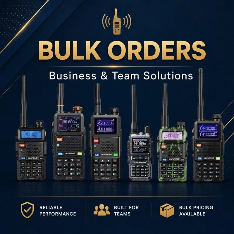 Baofeng Bulk Orders Business and Team Walkie Talkies UK