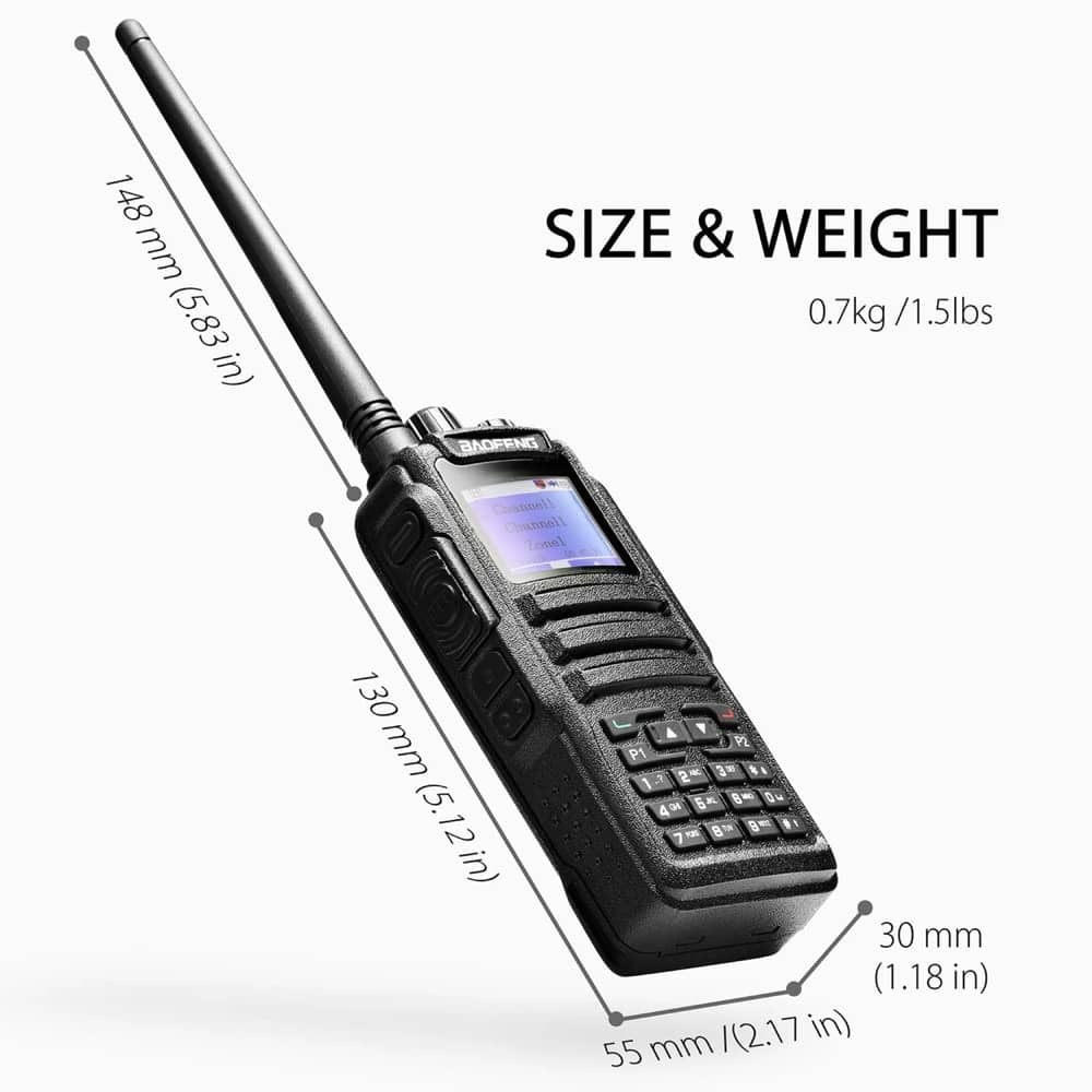 Baofeng DM-1701 Size