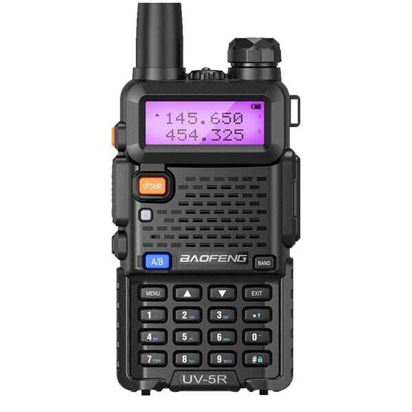 Classic Baofeng UV-5R Black Walkie Talkie