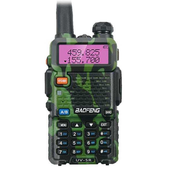 Classic Baofeng UV-5R Green Walkie Talkie