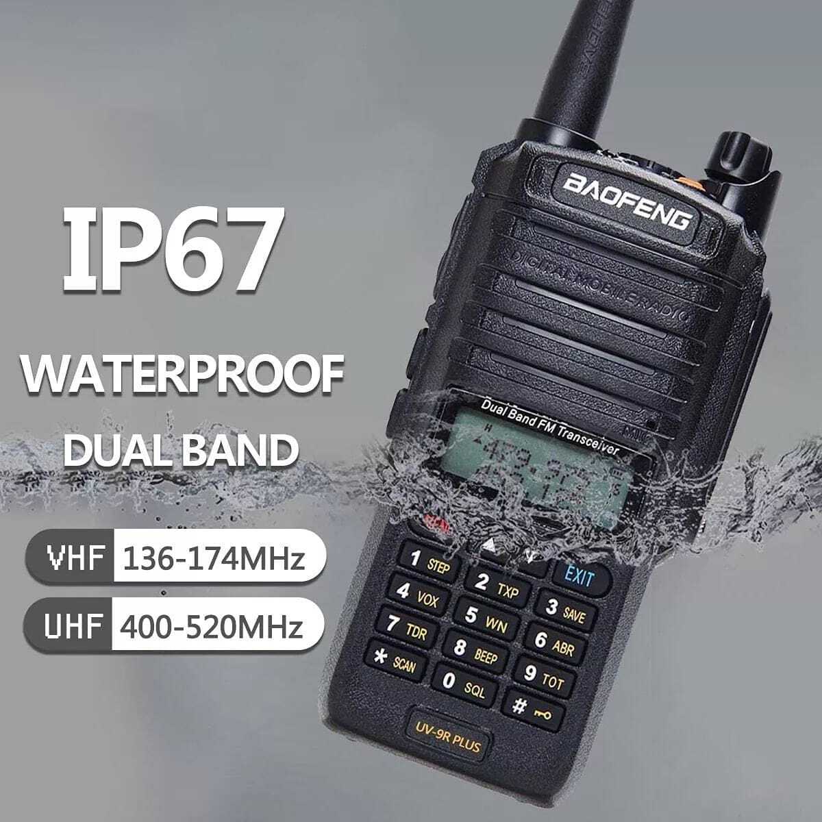 Baofeng UV-9R Plus Waterproof Walkie Talkie | Technical Parameters
