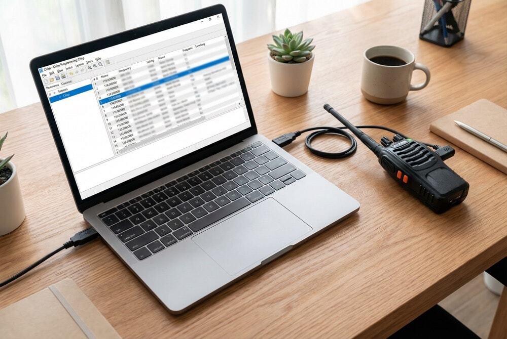 Programming a Baofeng BF-888S radio using a USB cable and CHIRP or offical CPS software