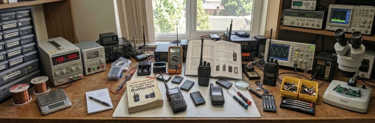 The complete guide to walkie talkie batteries - types capacity charging tips UK