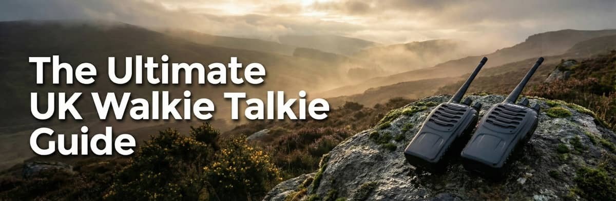 The ultimate UK walkie talkie guide — best PMR446 and long-range radios 2026