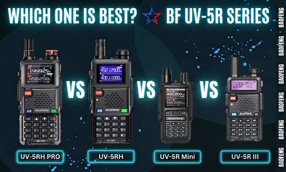 UK Baofeng UV-5R Series - Which Walkie Talkie Is Right for You