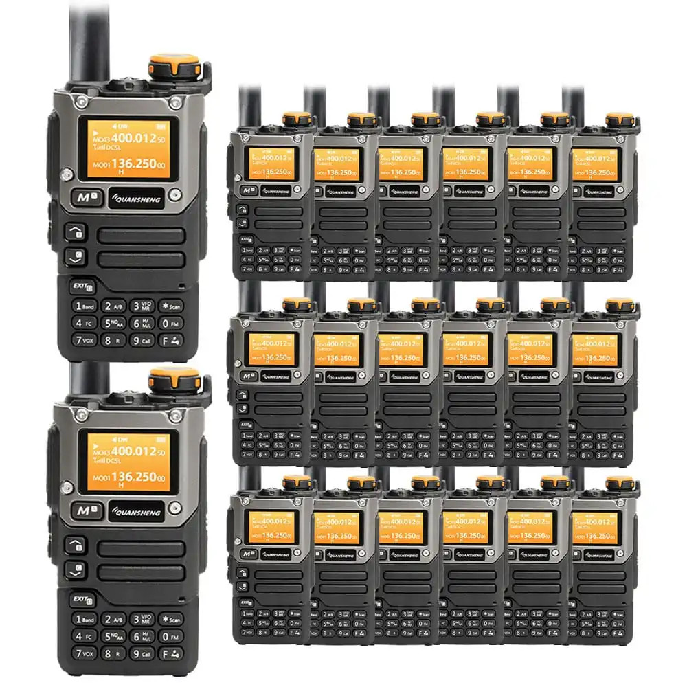 20 x Quansheng UV-K6 Full Band Walkie Talkie | AM Two-Way Radio Long-Range Receiver -1