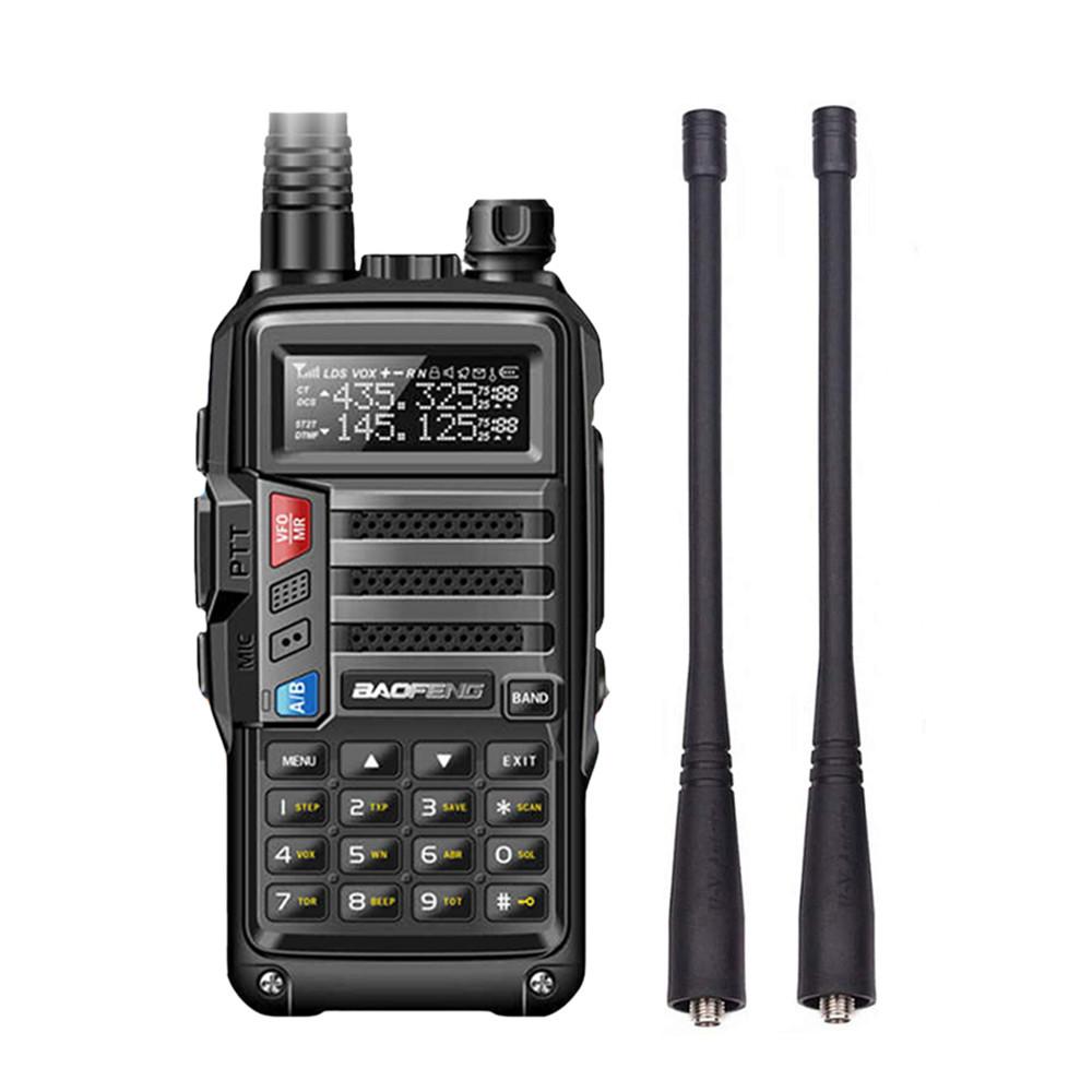 Baofeng UV-S9 Tri-Band UHF VHF 8W Walkie Talkie Long Range Two Way Radio 
