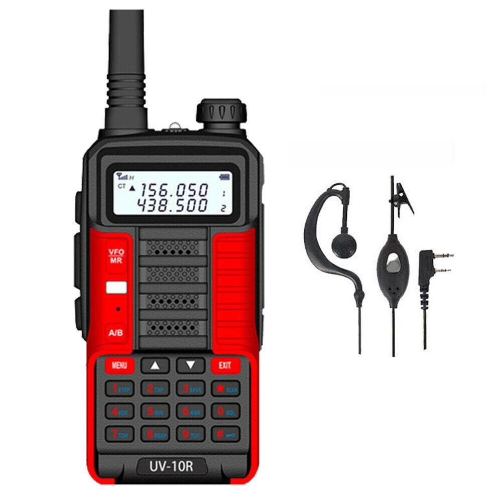 BAOFENG UV-10R 10W Dual-Band VHF UHF Walkie Talkies Long Range FM Two Way Radio 