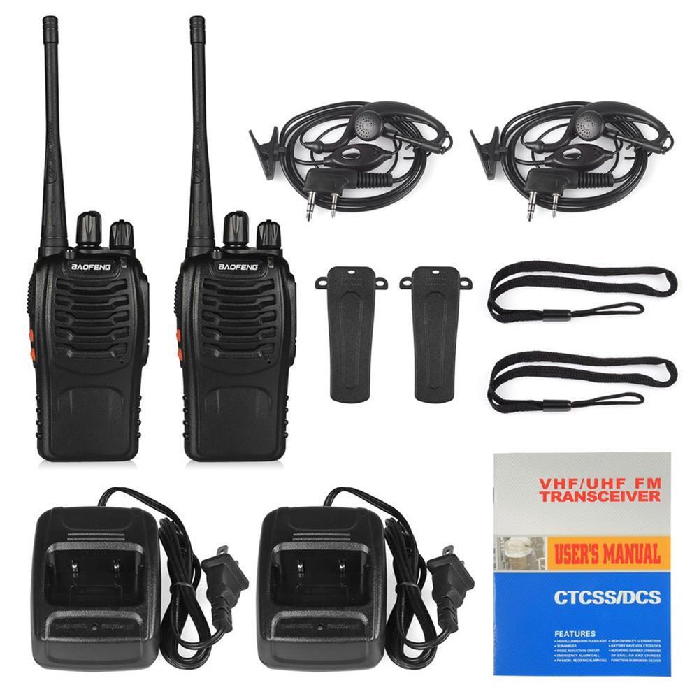 2X Baofeng BF-888S UHF Walkie Talkie Long Range VOX Two Way Radio