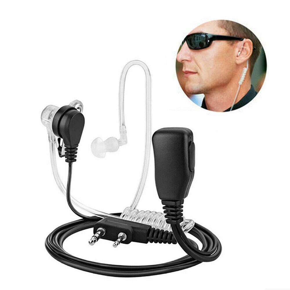2 Pin Walkie Talkie Headset Earphone Earpiece for BAOFENG Retevis Two Way Radio 