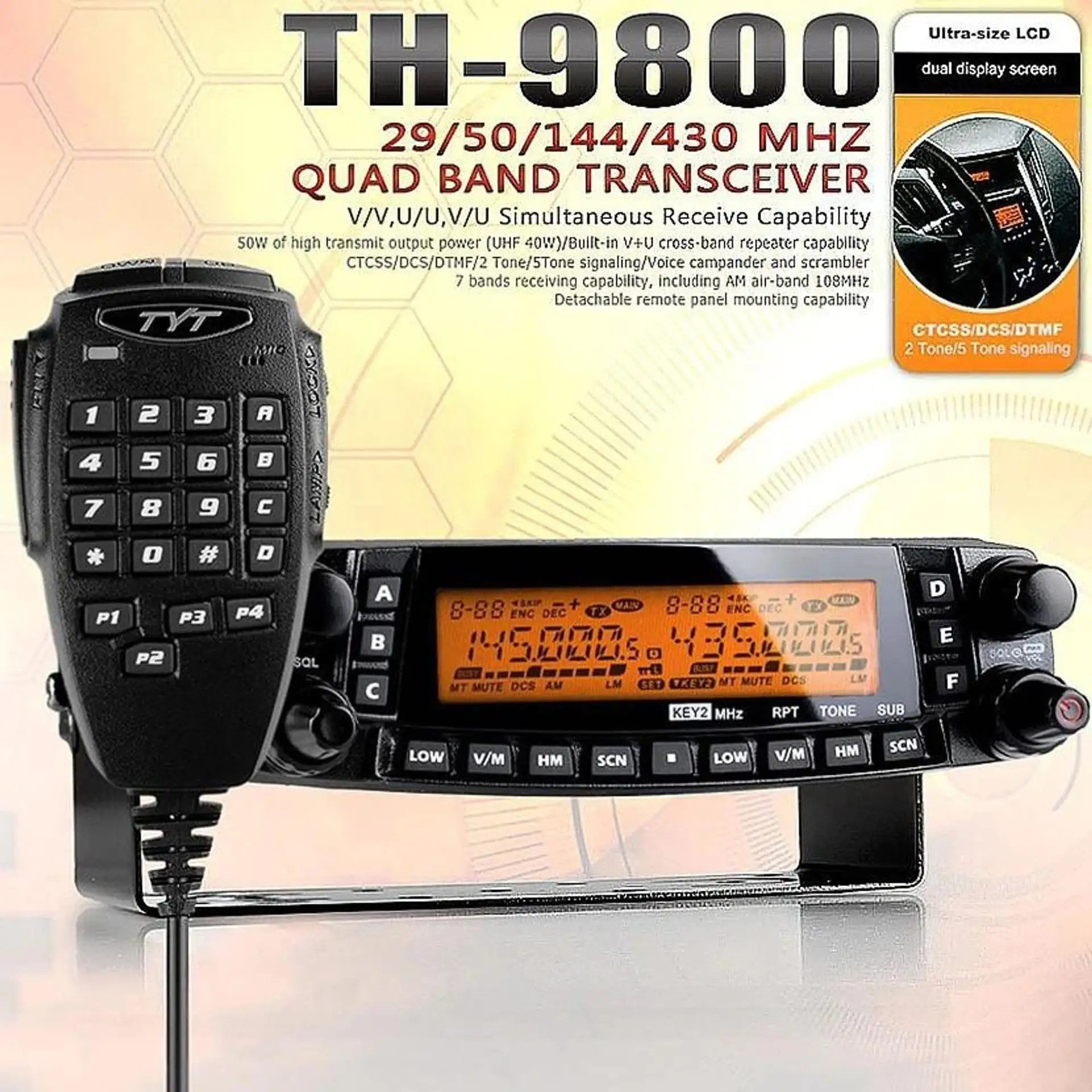 STANDARD QUAD BAND FM TRANSCEIVER FT-8900 (20W機)