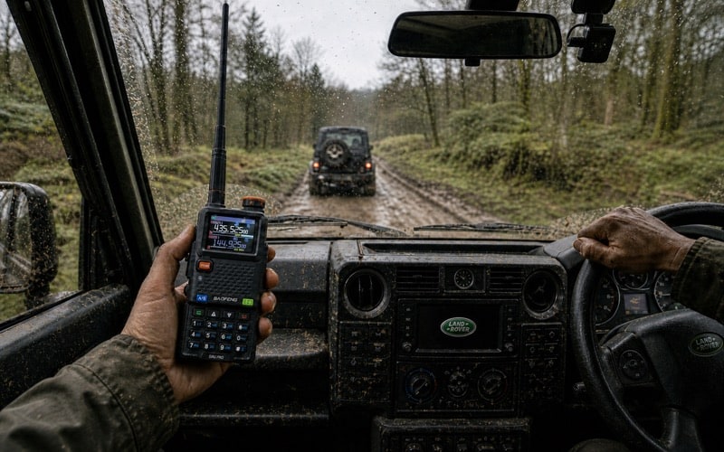 Best Vehicle-Mounted vs Handheld Radios for UK Green Laning