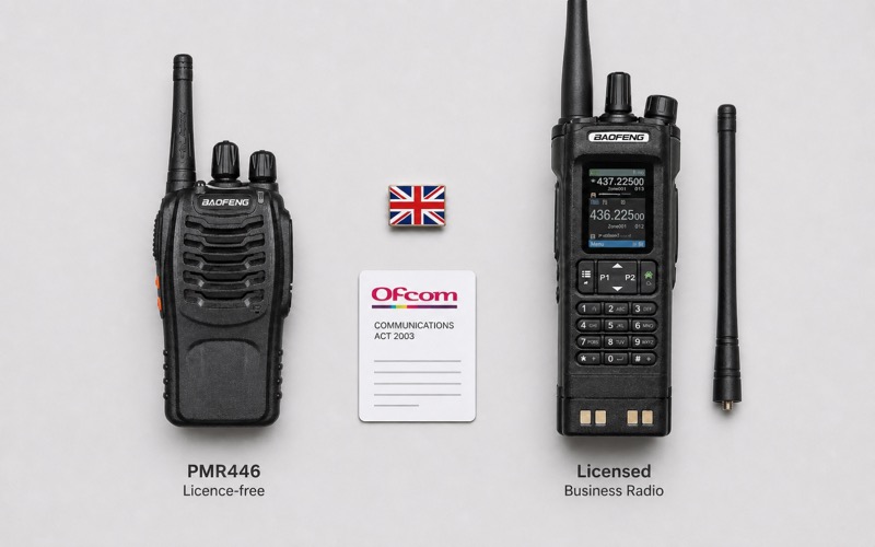 Licensed vs Unlicensed Radios: What UK Walkie-Talkie Buyers Need to Know