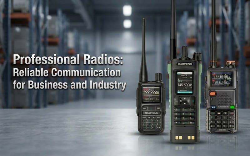 Professional Radios: Reliable Communication for Business and Industry