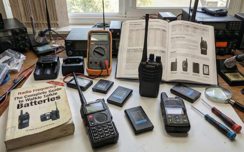 The Complete Guide to Walkie Talkie Batteries & Chargers: Life & Performance