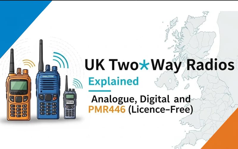 UK Two‑Way Radios Explained: Analogue, Digital, and PMR446 (Licence‑Free)