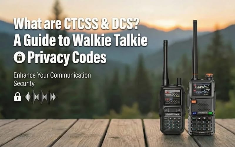 What are CTCSS & DCS? A Guide to Walkie Talkie Privacy Codes