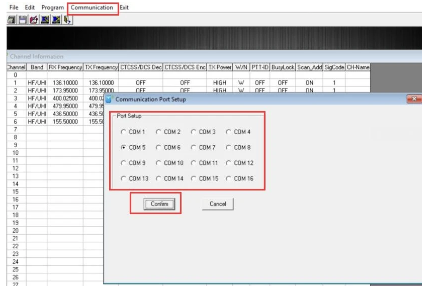 programming baofeng uv 82 with chirp