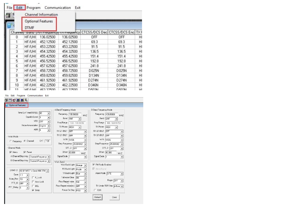 baofeng bf 480 programming software