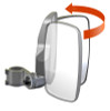UTV Side View Mirror (Pair – ABS) – 1.75″ Round Tube