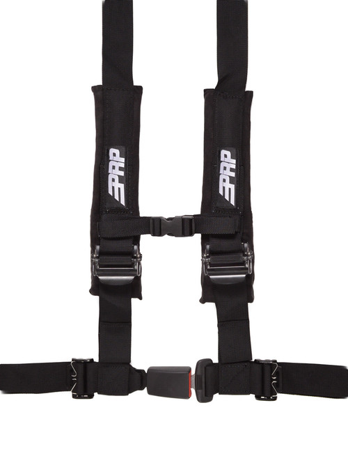 PRP Harness Black Offroad 4 point harness 2 inch straps easy adjustable harness comfortable offroad harness