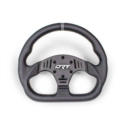 The DRT Motorsports 330mm D-Shape Steering Wheels in both Leather and Suede