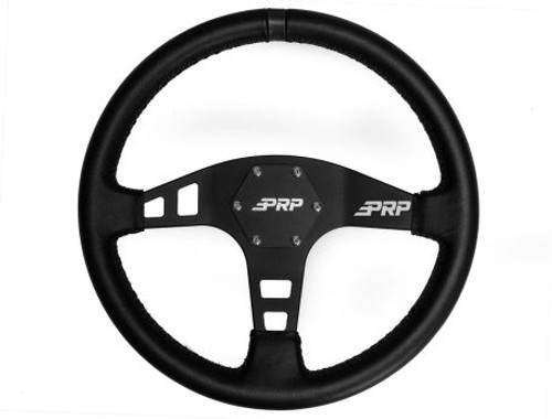 FLAT STEERING WHEEL – LEATHER