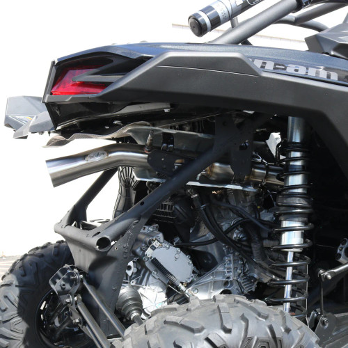 CAN AM MAVERICK X3 3" BAZOOKA RACE PIPE WITH BULLET MUFFLER EXHAUST CAN AM MAVERICK X3 3" BAZOOKA RACE PIPE WITH BULLET MUFFLER EXHAUST