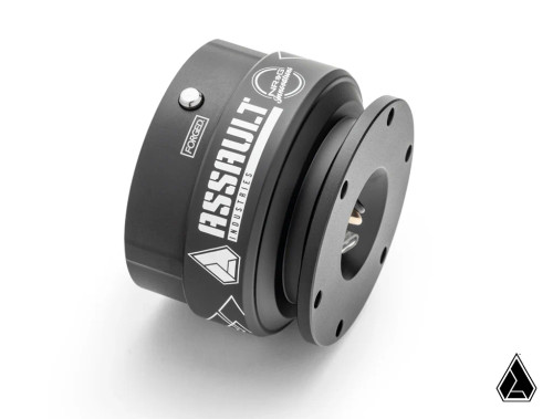 6 BOLT UNIVERSAL QUICK RELEASE STEERING WHEEL ADAPTER (HUB NOT INCLUDED) 6 BOLT UNIVERSAL QUICK RELEASE STEERING WHEEL ADAPTER (HUB NOT INCLUDED)