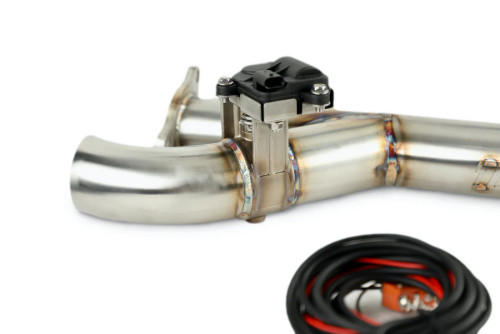 SIDE PIECE HEADER PIPE WITH ELECTRONIC CUTOUT - RZR TURBO SIDE PIECE HEADER PIPE WITH ELECTRONIC CUTOUT - RZR TURBO