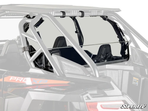 Super ATV Polaris RZR PRO XP Rear Windshield 4 Seat / With Out Rockfor Fosgate Audio