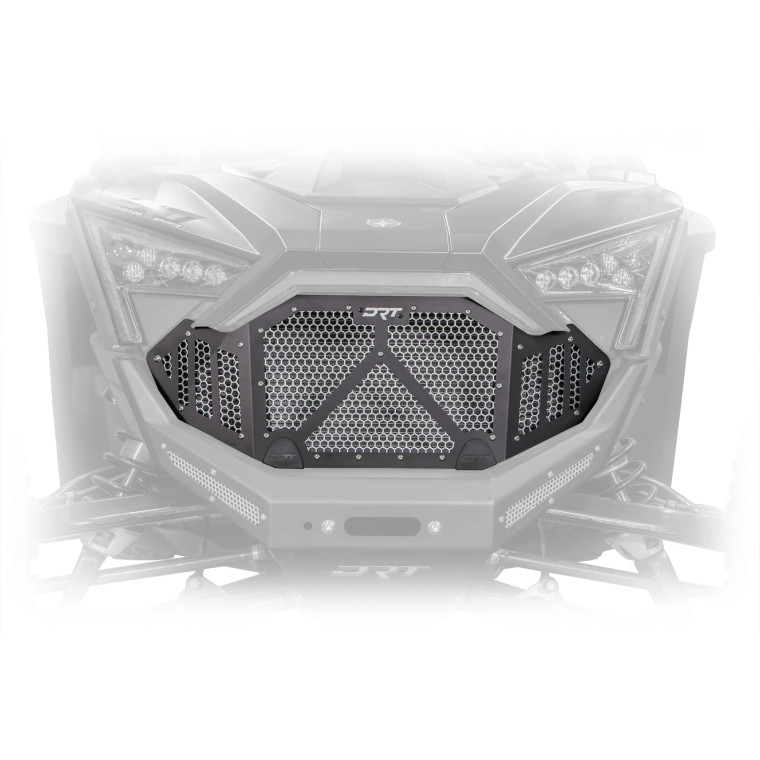 The DRT Motorsports Polaris RZR Pro R / R 4 / Turbo R / Turbo R 4 Aluminum grill is an essential item to complete your UTV.