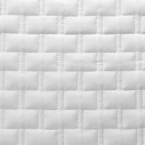 BedVoyage Melange viscose from Bamboo Cotton Quilted Standard Shams 2pk - Snow